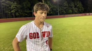 Mills Godwin baseball's Eli Macturk after earning win on mound, homering twice to lead Eagles to 9-1 win over Glen Allen
