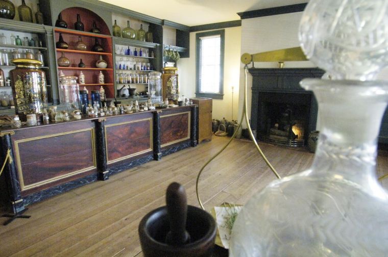 An oldfashioned medical office