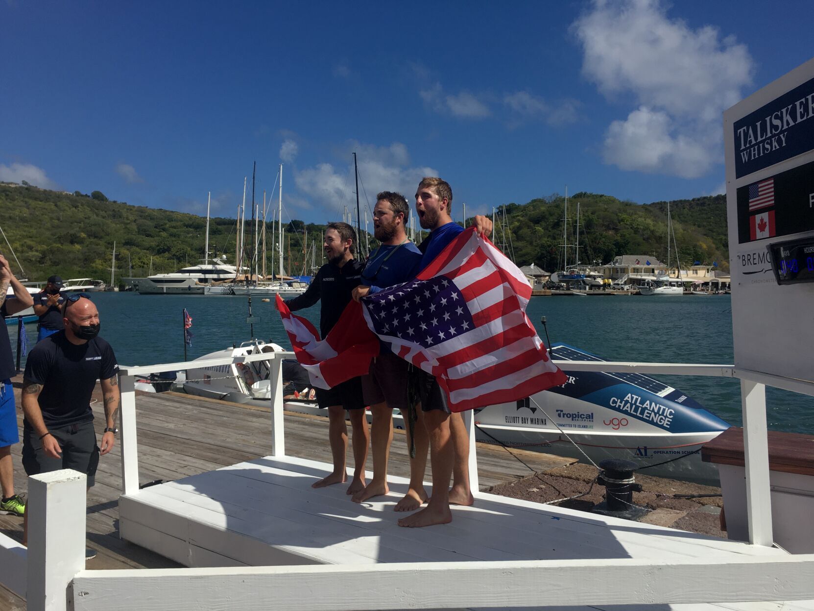 Rowing team including former Hanover resident completes 3 000 mile