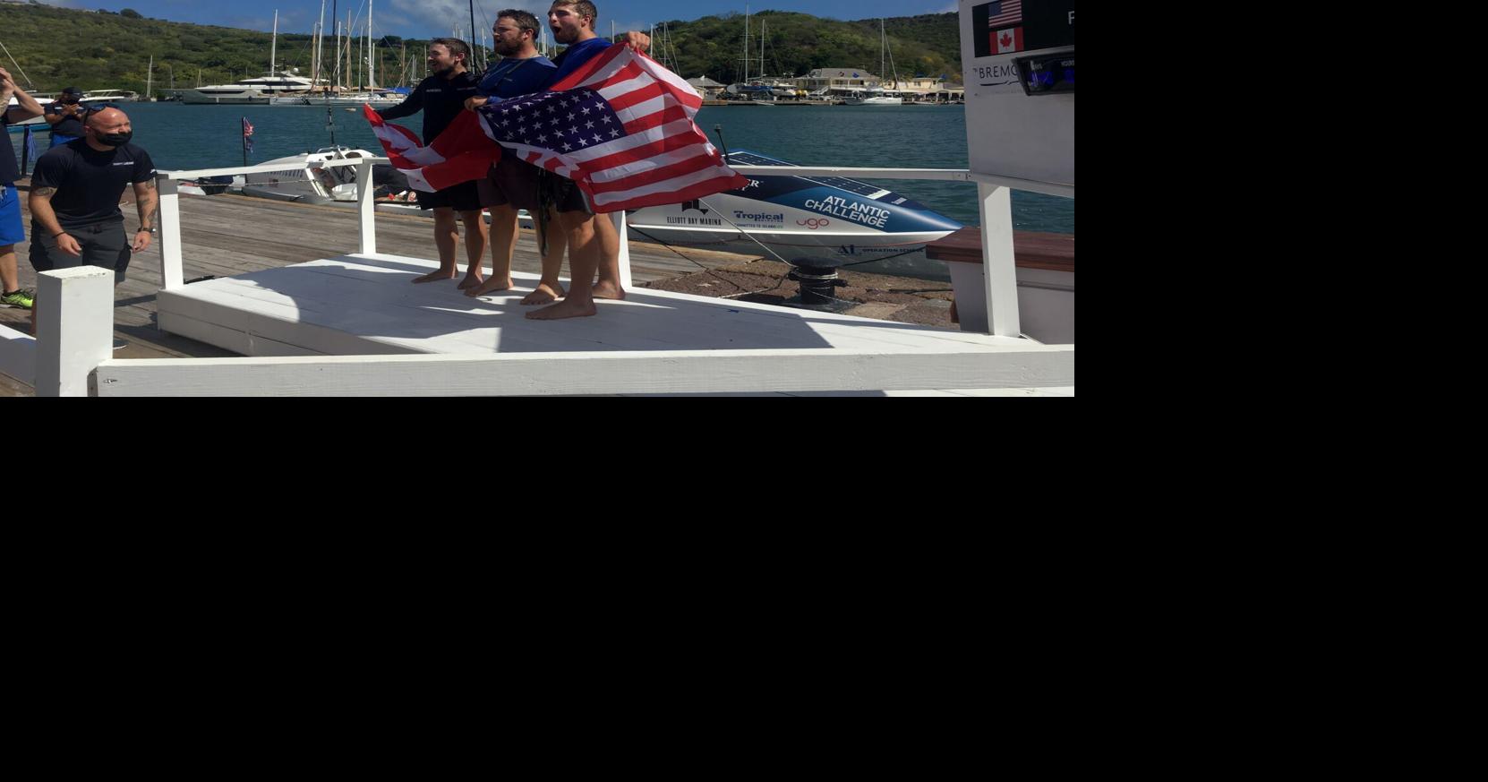 Rowing team including former Hanover resident completes 3,000-mile row ...