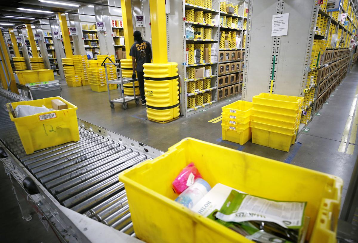 A look inside Amazon's warehouse in Chesterfield where hundreds of