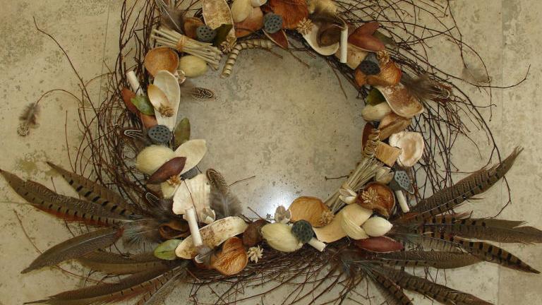 Hobbies A Fall Wreath Made With Potpourri Richmond Com