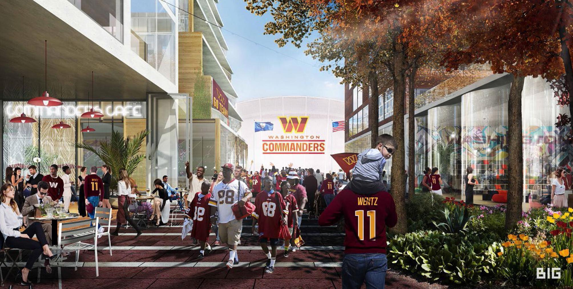 PHOTOS Renderings of proposed new stadium for the Washington Commanders