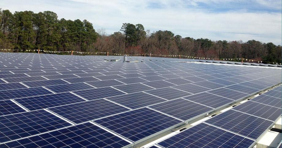 Dominion starts construction on state's largest solar power array