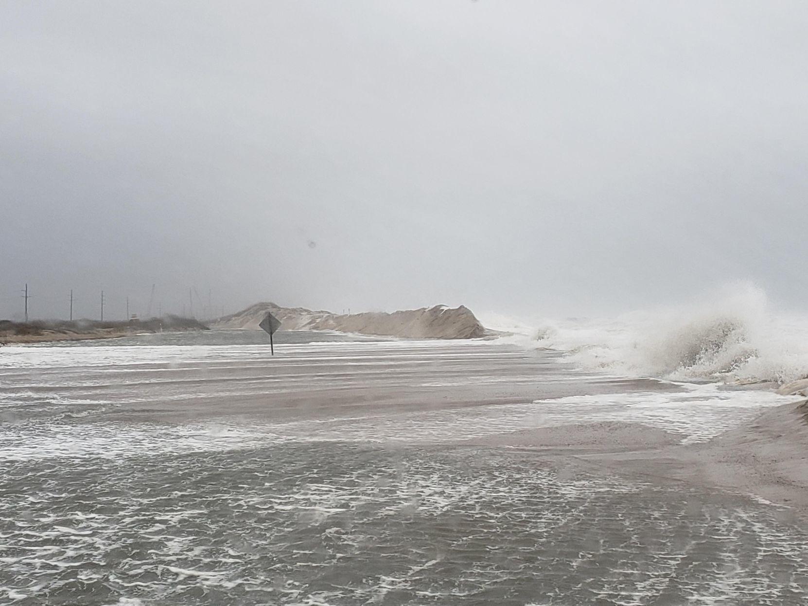 Storm causes flooding along Outer Banks; tugboat collides with bridge