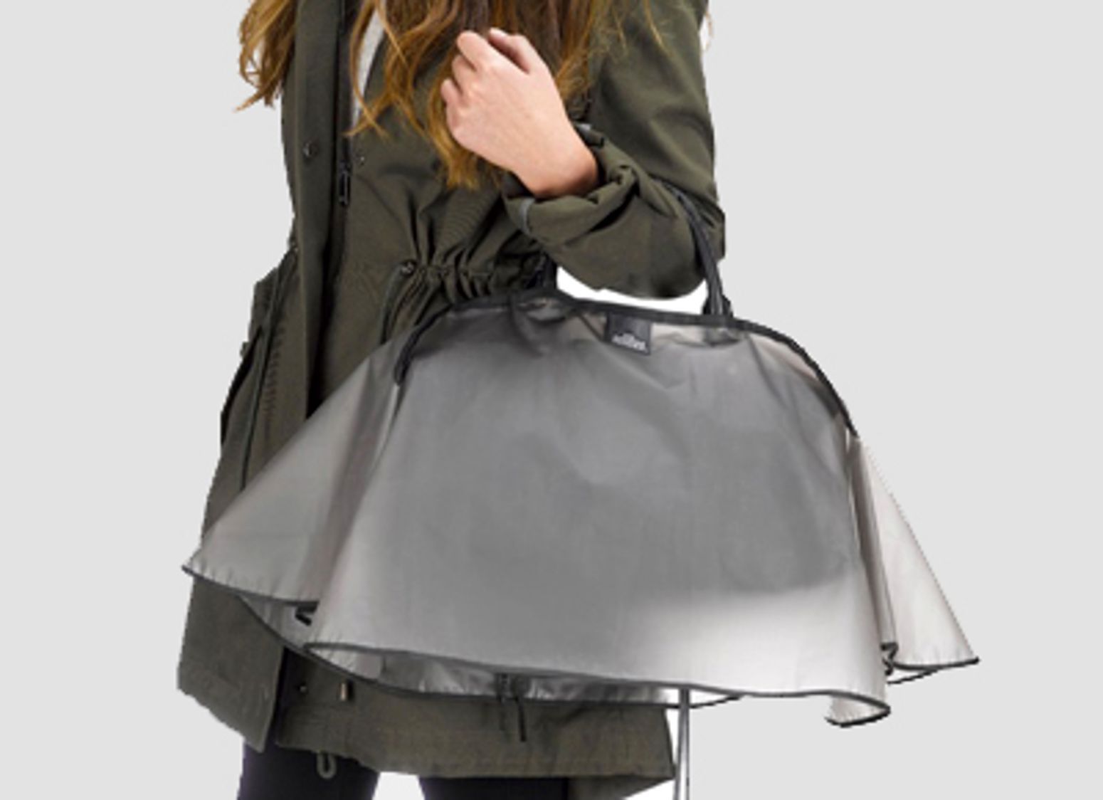 The store handbag raincoat