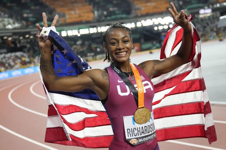American Sha'Carri Richardson caps comeback, wins 100 meters at worlds