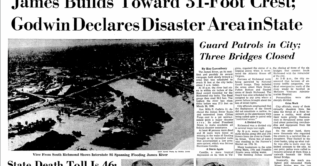 From the Archives: When hurricanes were front page news in Richmond