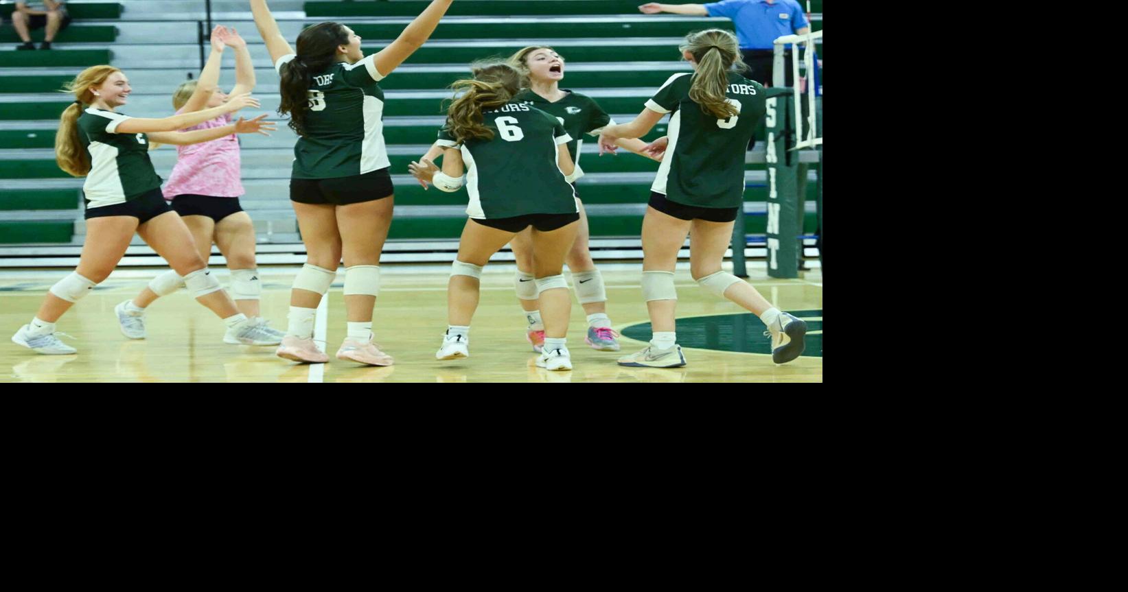 Photos: St. Gertrude volleyball hosts St. Anne's Belfield