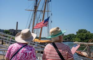 Tall ships arrive in Richmond for Richmond SailFest