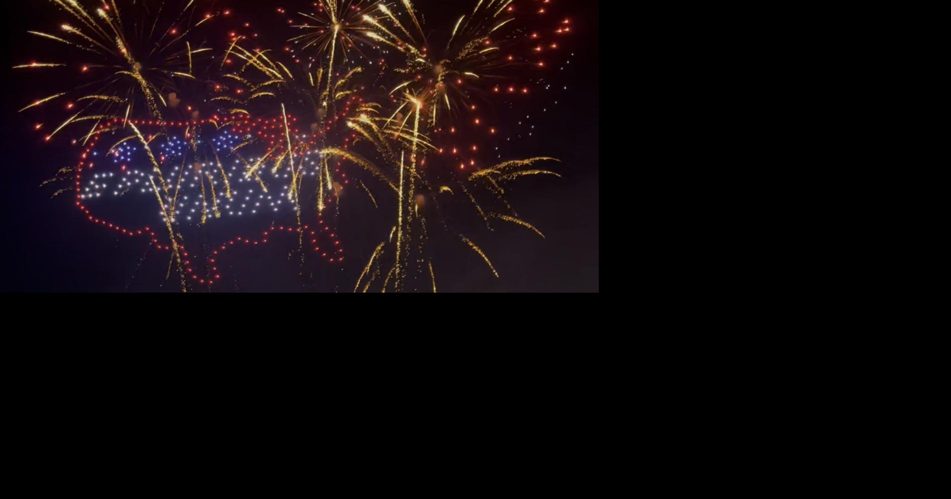 PHOTOS: Fireworks and drone show at Richmond SailFest