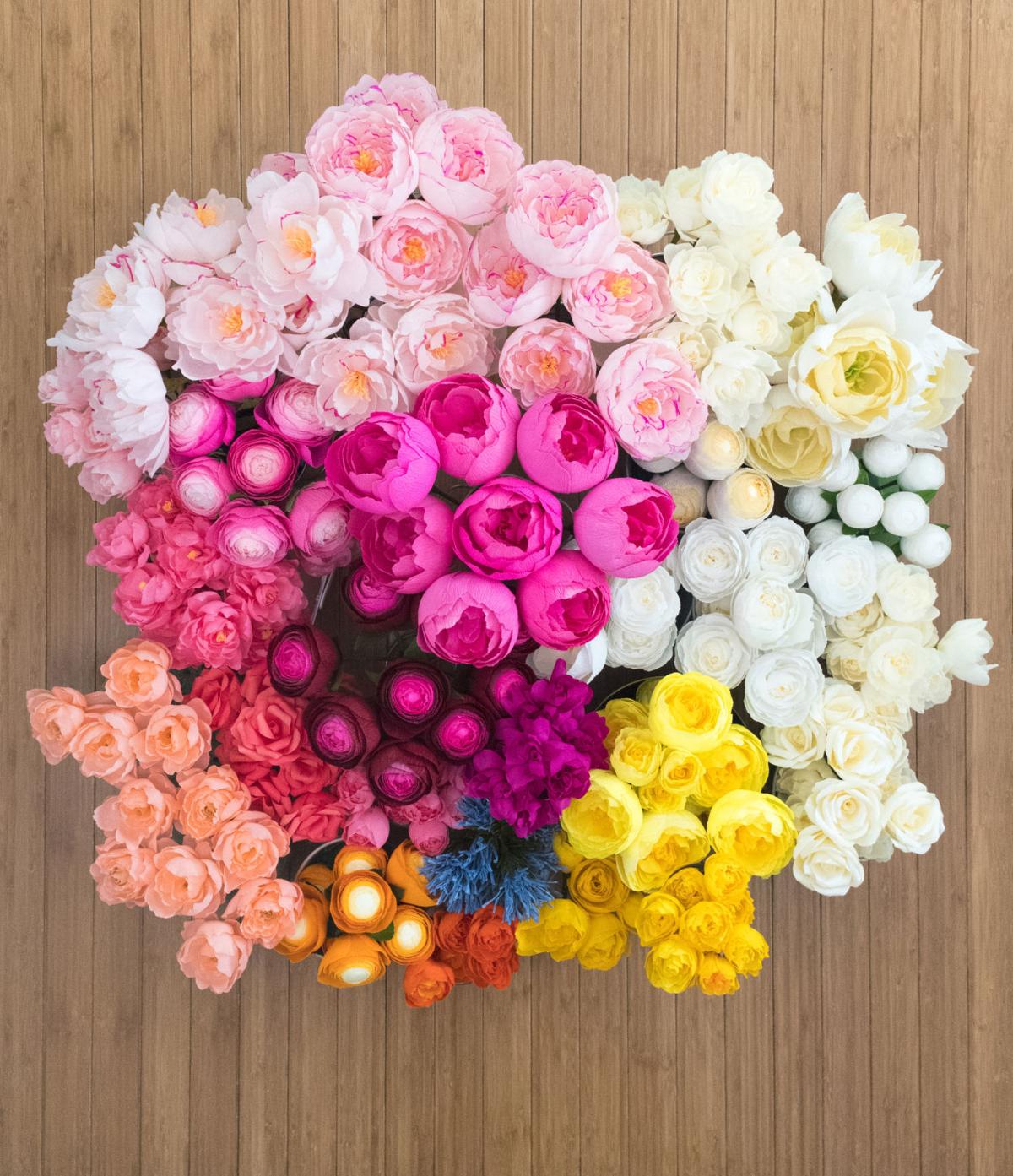 Paper flower artist Carrie Walters of Paper Rose Co. Discover