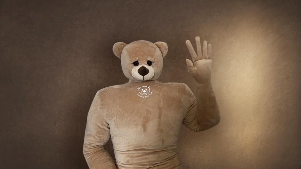 Here's the emotional support plush man-bear you didn't know you needed -  Boing Boing