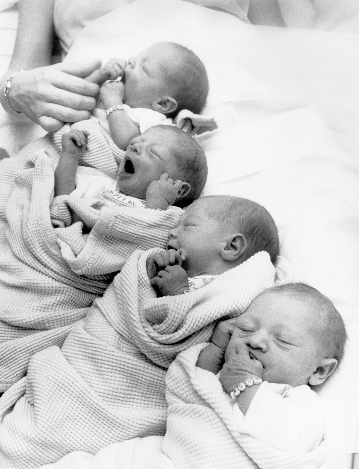 From the Archives Quadruplets born in Petersburg in 1971 became local