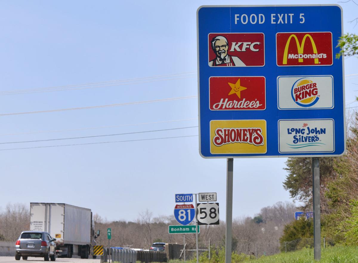 Getting featured on interstate blue signs in Virginia is tricky