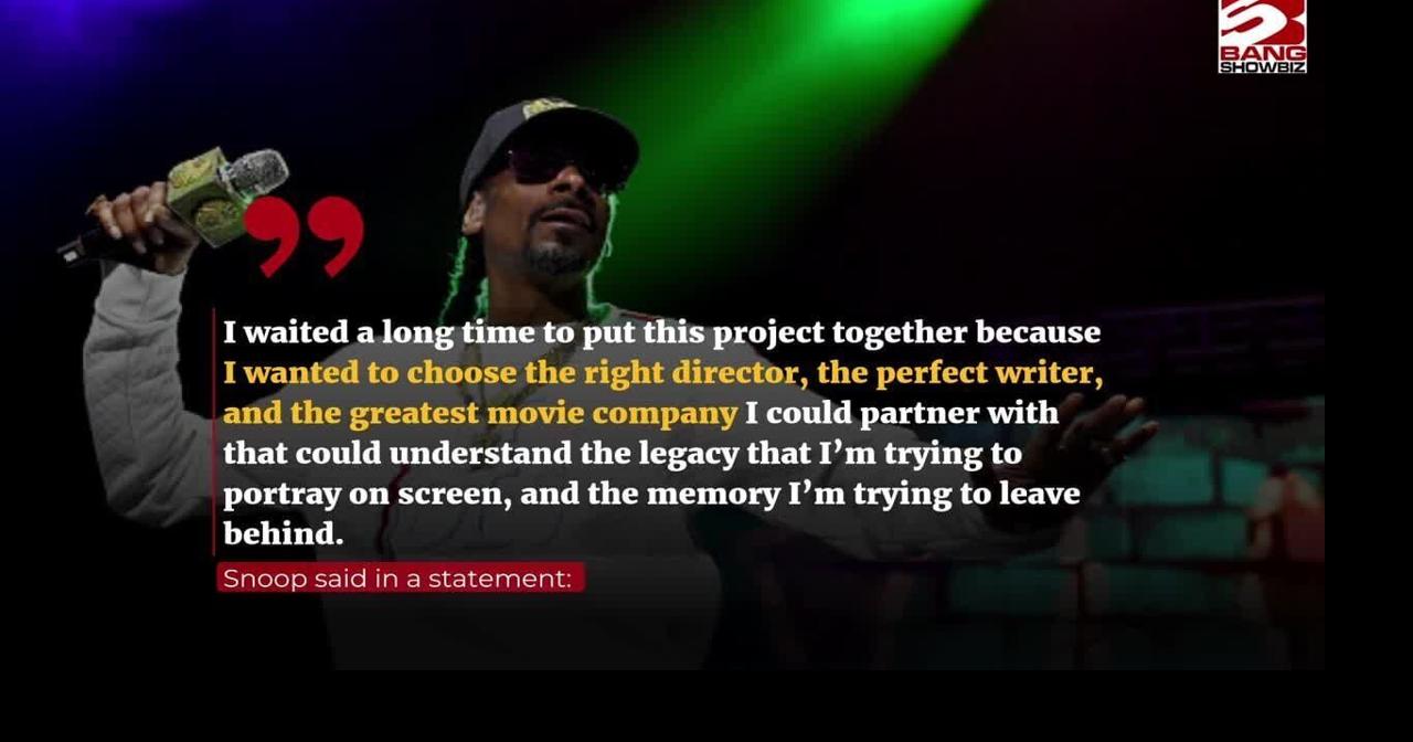 Snoop Dogg partners with Universal Pictures for biopic about his life