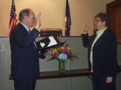 Teresa Hash Dobbins Sworn In As Powhatan County #39 s First Elected Female