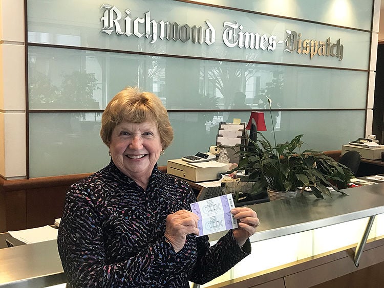 Mary Goodwyn Gregory won tickets to see Tony Bennett in Richmond