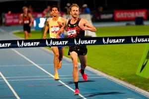 Woody Kincaid wins  the 10,000 meter at the 2026 USATF Outdoor & Para National Championships, Thursday, July 23, 2026, in