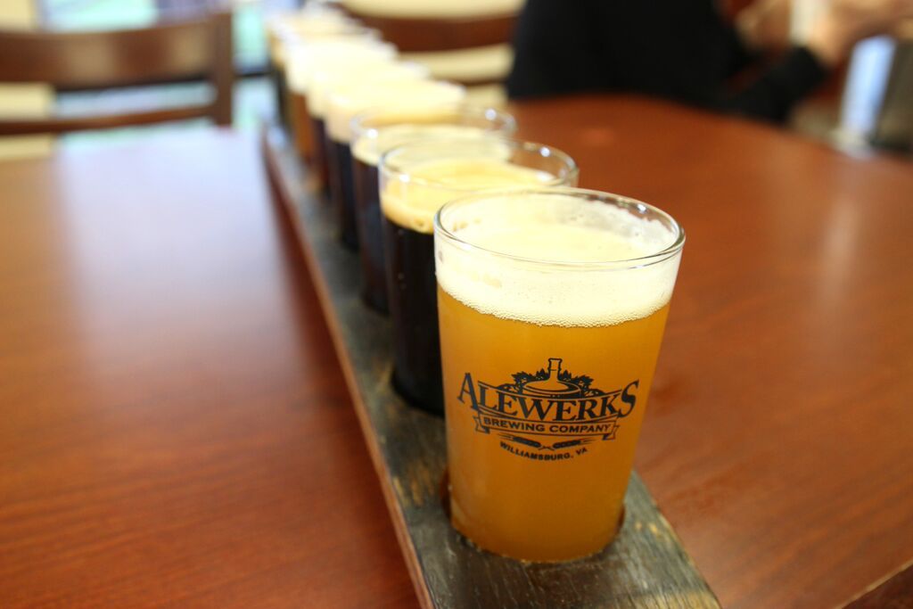 Alewerks beer tasting