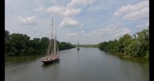 Tall ships travel of the James River for Richmond SailFest