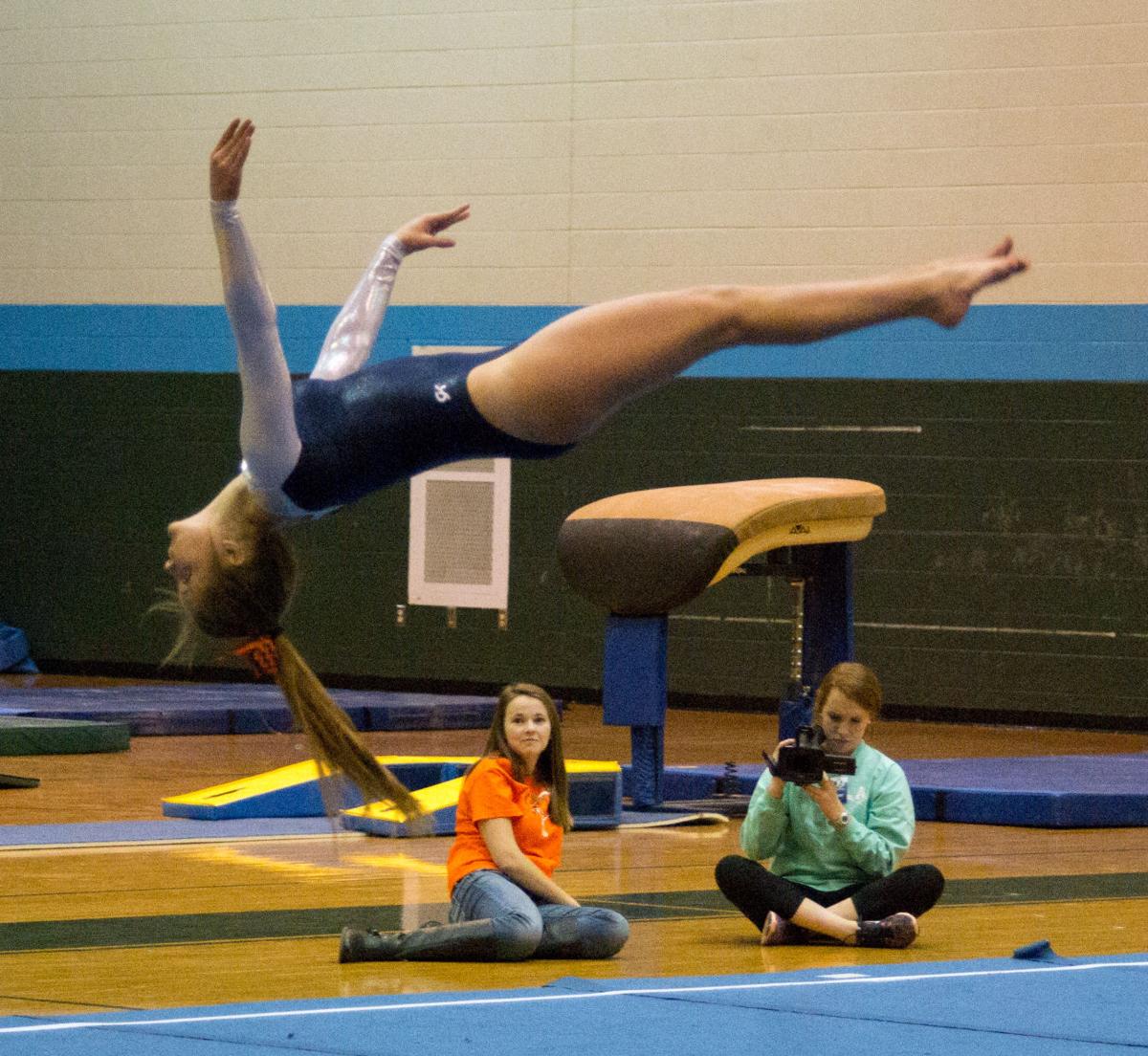 Patriot gymnasts edge LeeDavis, Hawks Mechanicsville Local