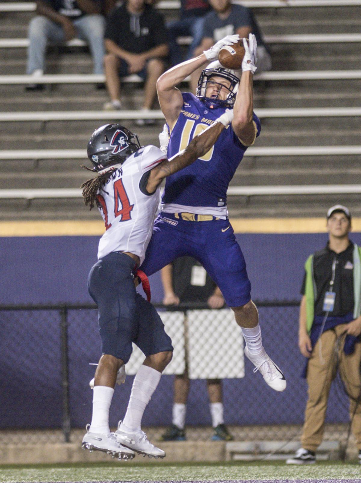 James Madison Routs Robert Morris 73 7 In Thursday Night Game