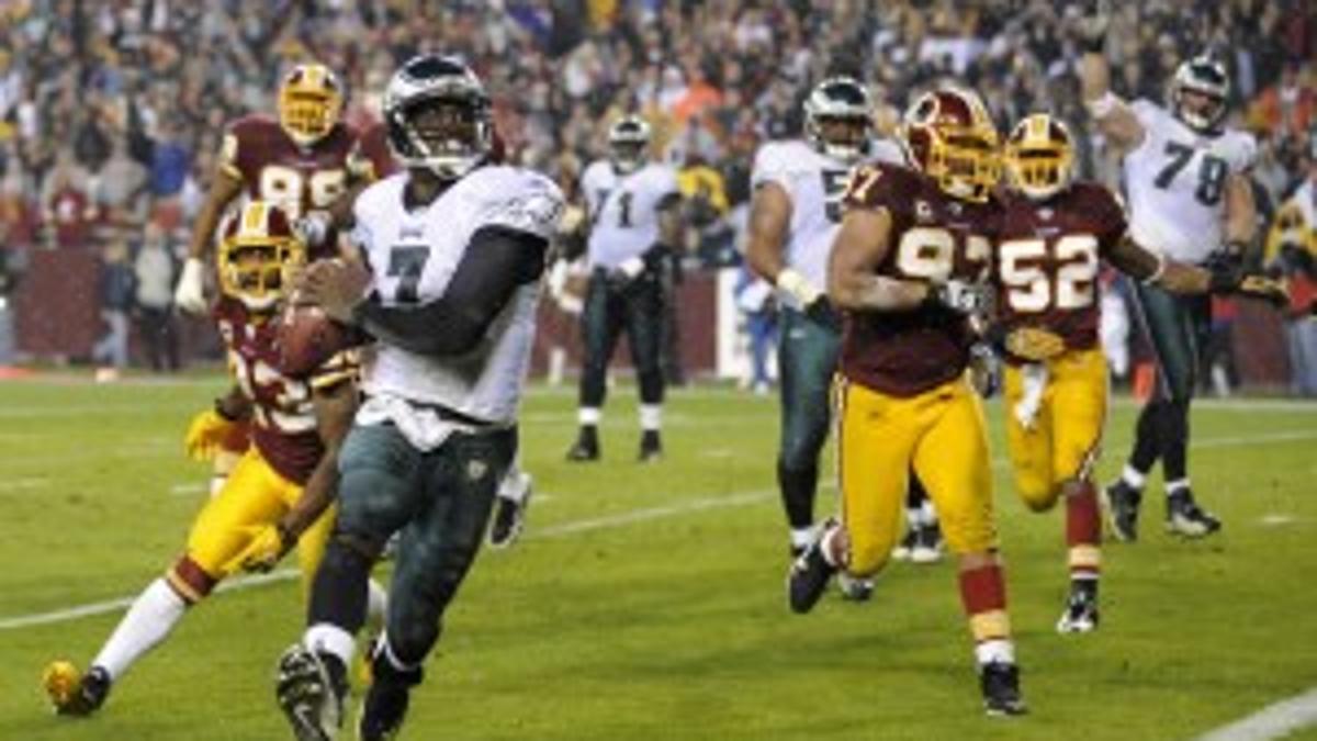 Vick Eagles Embarrass Mcnabb Redskins 59 28 Latest News