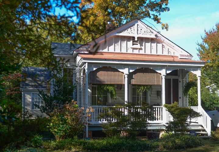 The workmen’s cottages in Ginter Park Buildings that once housed