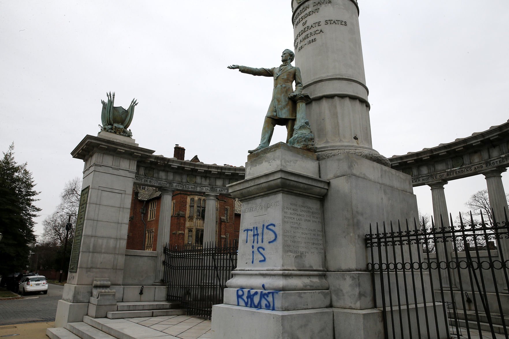 Two Confederate Monuments Defaced Overnight In Richmond