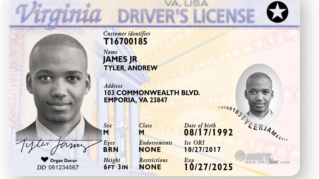Check point New Virginia driver's licenses will be needed to fly