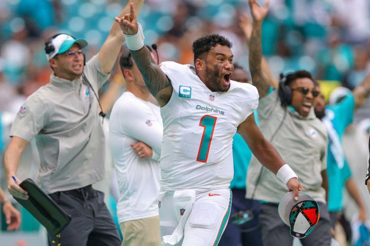 Miami Dolphins score 70 points and take a knee rather than take a shot at  NFL