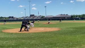 Colby Seay RBI bunt-single for Glen Allen baseball in Class 5 baseball title game vs. Great Bridge