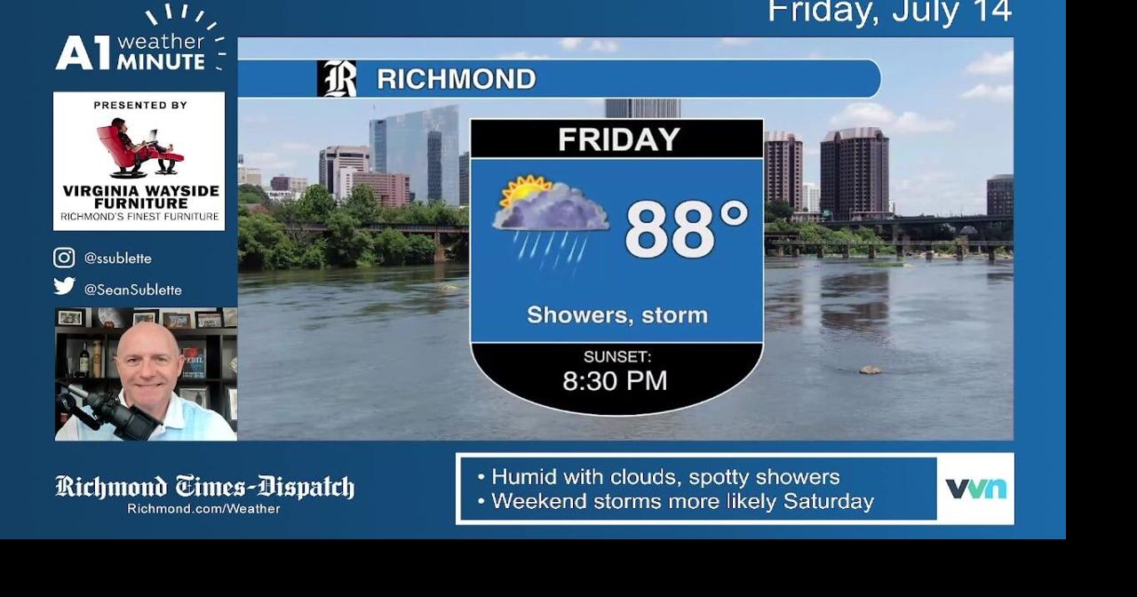 Weekend storms to dodge: Friday morning Richmond weather video