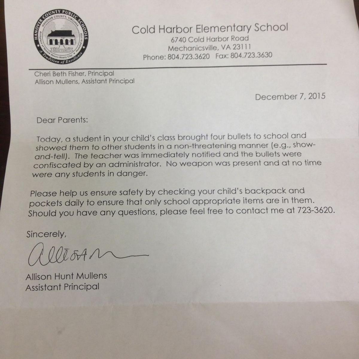 hanover elementary school sends letter to parents after hanover elementary school sends letter to parents after