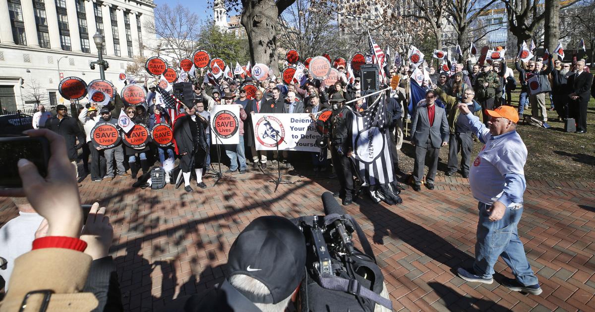 Support for guns, ending gun violence collide at Capitol on Lobby Day