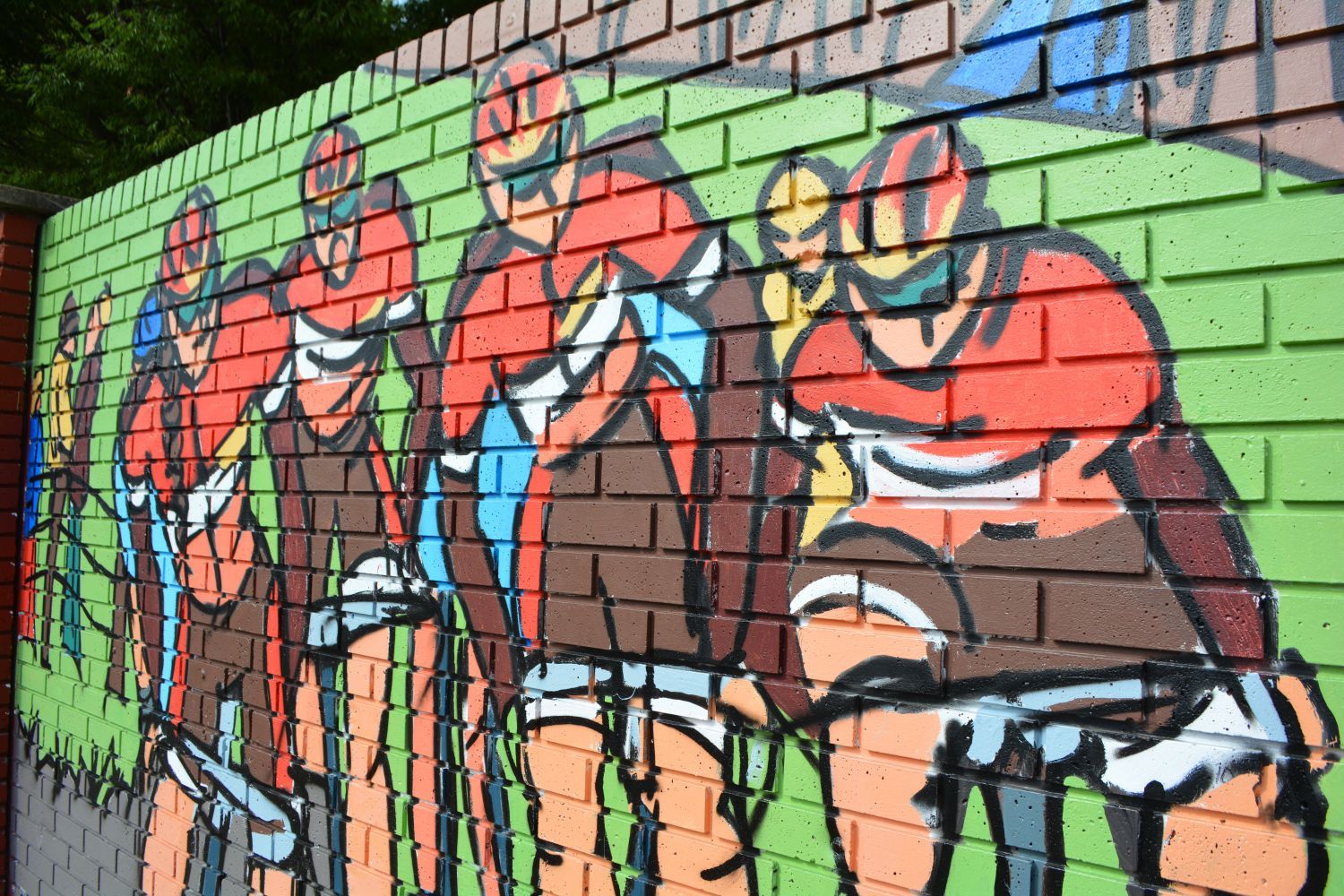 PHOTOS Bike race murals on Belvidere