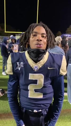 Varina CB, UVa football recruit Sa Rex had four PBUs and an INT in 18-14 win over Highland Springs