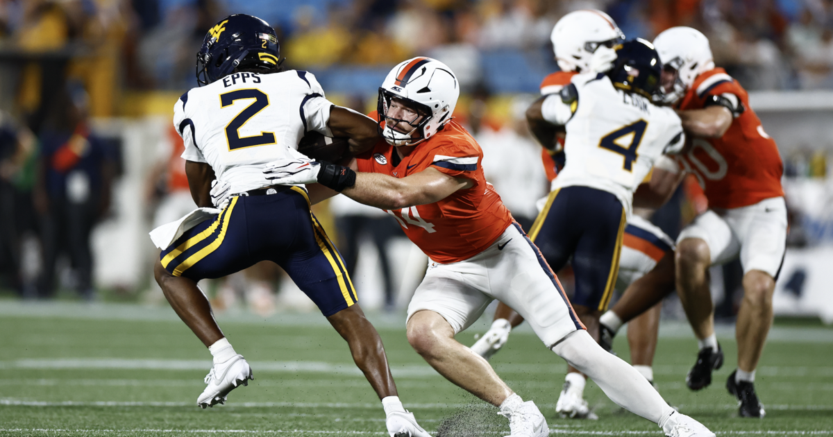 No. 25 Virginia football falls to West Virginia in Duke's Mayo Classic