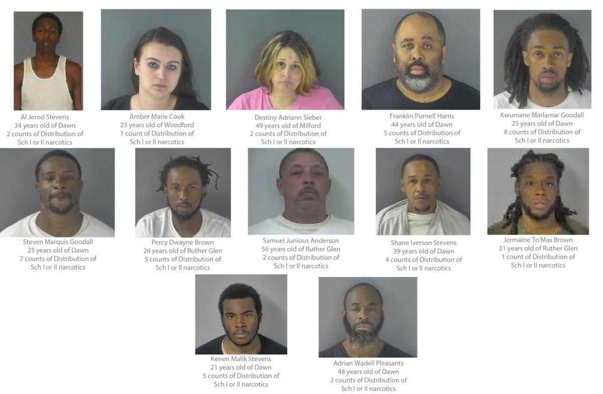 12 Caroline residents arrested in drug investigation Crime News