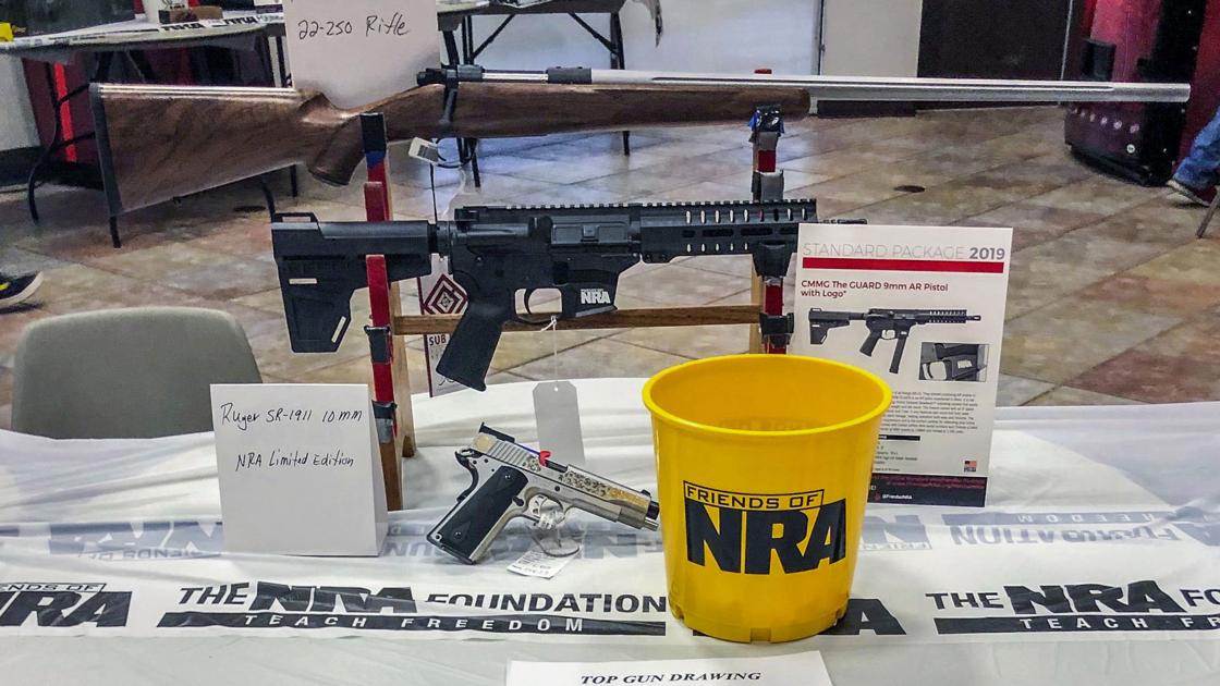 NRA group sees backlash over gun auctions in schools