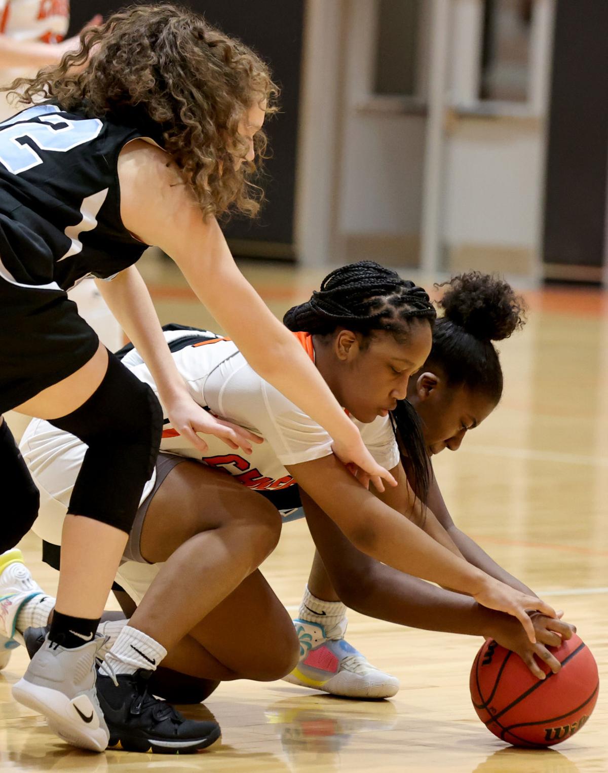 Cosby at Monacan girls game