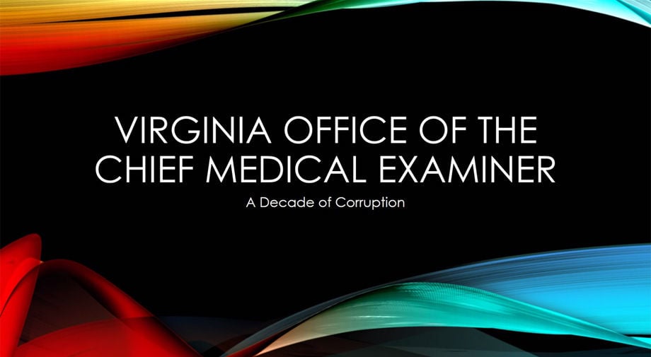 Assistant medical examiner in Richmond alleges wrongdoing at Chief