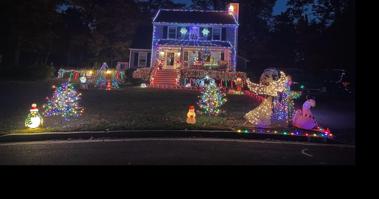 2601 Rudolph Road Richmond Tacky Lights Tour 2024
