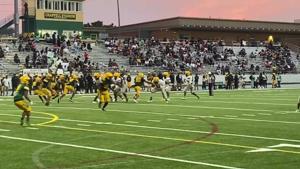 Jaylen Ray reception in Petersburg's 34-6 win at Henrico