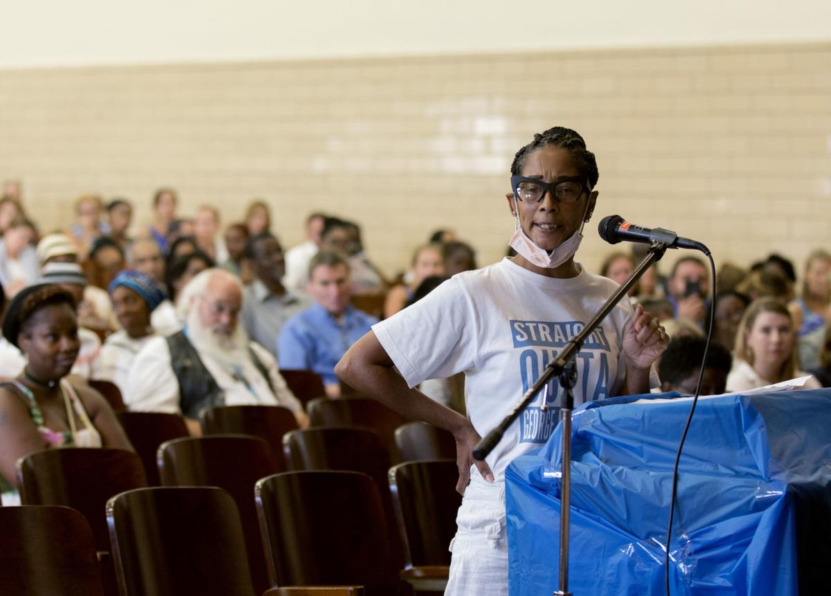 Public hearing at George Mason Elementary School