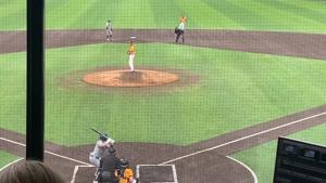 VCU pitcher, Lynchburg native Cooper Campbell escapes jam in top of sixth in Atlantic 10 baseball title game vs. Rhode Island