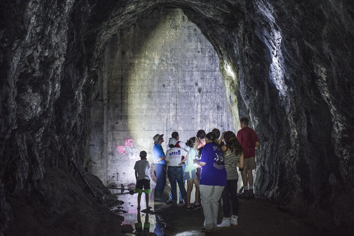 Dozens tour historic Blue Ridge Tunnel Virginia