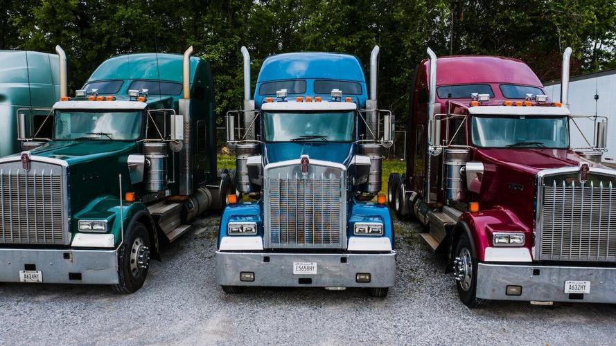 Truck Driver Trucker Fire ice road Truckers Gift' Sticker