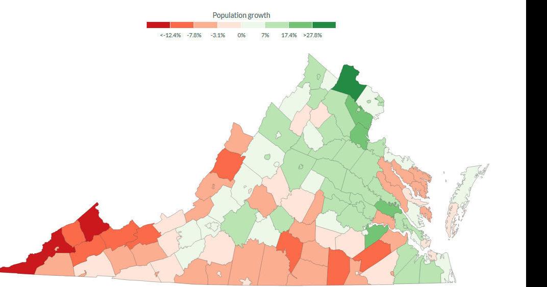 Richmond's white population grew faster than any locality in Virginia